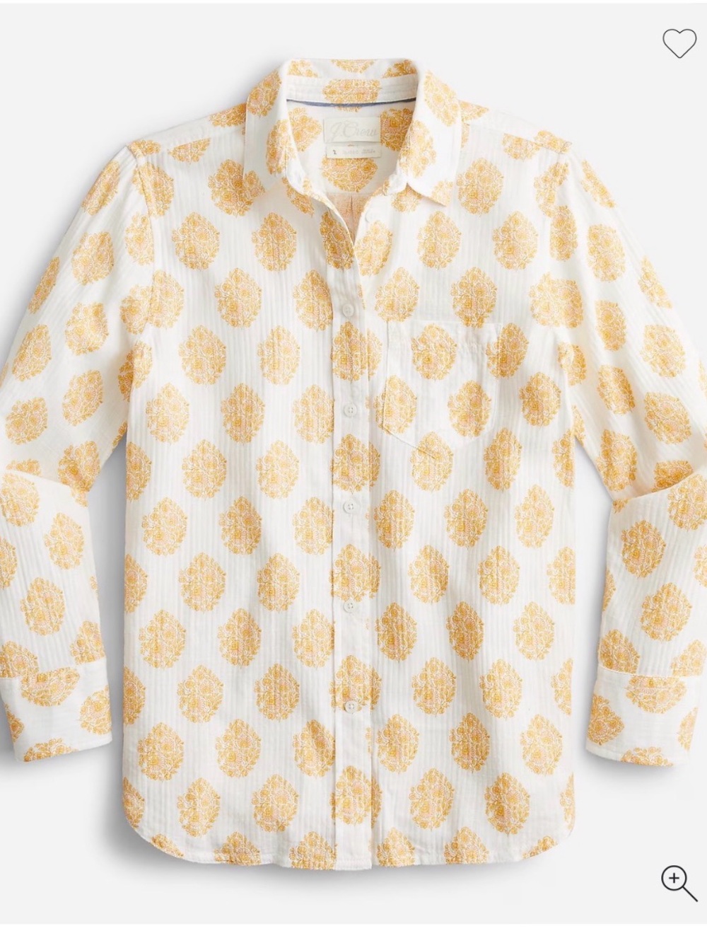 J.Crew Gauze Cotton Button Down